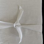 Set 2 Pottery Barn European Flax Linen   Cotton King Shams White Nwt New