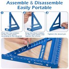 8 5 Inch 3d Multi-angle Measuring Ruler-large Precision Woodworking Blue