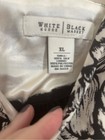 White House Black Market Black And White Floral Camisole Top