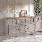 Os Home And Office Furniture Cottage Series Wood Buffet Sideboard In Corona Gray