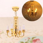 1 12 Scale Dollhouse Miniatures Accessories Luxury Ceiling Lamp Light Handmade