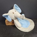 Elephant Baby Security Blanket Lovey Plush Sl Home Fashions Blue Tan Ultra Soft