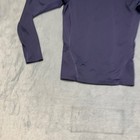 Under Armour Heatgear Compression Shirt Mens Large Navy Blue Long Sleeve Running