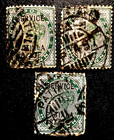     3xlot Used cancel Patiala State India C15 Stamp Victoria    Anna