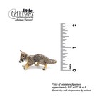 Little Critterz Fox - Gray Fox  climber  Animal - Miniature Porcelain Figurine