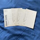 Vintage Post Cards Unused  Flowers Happy Birthday Lot Of 4