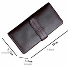 Vintage Men s Genuine Leather Long Wallet Bifold Money Credit Card Holder Purse