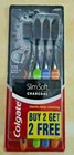 8 Pcs Colgate Slim Soft Charcoal Toothbrush 17x Slimmer Soft Tip Bristles