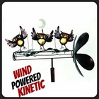 Dancing Owls Whirligig Wind Powered Kinetic Spinner Yard Deco New Free Ship