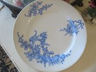 Antique 1800 s  French Regent Bfk Belgian Antique Ironstone Blue Plate  s