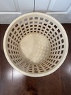 Rubbermaid 2966 Round Almond Laundry Basket Weave Roughneck 20    Plastic