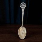 Antique 800 Silver Lion Of Lucerne  Enamel Souvenir Spoon Switzerland 