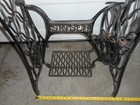 Antique Singer Treadle Sewing Machine Cast Iron Table Base 22 