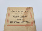 Vintage 1930 General Motors Automobile Catalog Cadillac Buick Oldsmobile Chevy