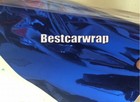 Full Roll 100ft X 5ft Glossy Chrome Blue Foil Car Wrap Vinyl Film Bubble Free
