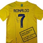 Cristiano Ronaldo Hand Signed W coa free Shipping   Tax Refund To The U s a 