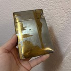 Vintage Old Gold Silver Elgin American Usa Cigarette Case Lighter Tobacco