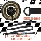 Car Tie Down Straps For Trailers  10 000 Lbs Break Strength Ratchet Strap Kit   