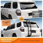 Rear Hatch Ladder Tailgate Back Door Step Ladder Roof Pedals Fit 2010-23 4runner