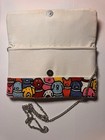 Shirdee Hand-beaded Colorful Dog Clutch With Silver Shoulder Strap
