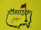 Jack Nicklaus Signed Undated Augusta Masters Golf Pin Flag Autograph Bas J53