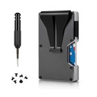 Men Rfid Blocking Slim Money Clip Wallet Credit Card Id Holder Thin Minimalist