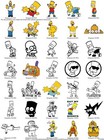 100 New Bart Cartoon Characters Embroidery Machine Designs Pes Jef Hus Dst Usb