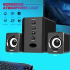Stereo Bass Sound Usb Computer Speakers System Subwoofer Led For Desktop Laptop