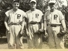 Vintage Baseball Photo    ps    Uniform 3 Players C1920   s-1930   s   Amateur Team