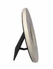 Photo Picture Frame Pink Diamonds Round Baby Girl Table 6  Nursery Fits 3  New