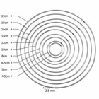 10pcs set Metal Dream Catcher Dreamcatcher Ring Macrame Craft Hoop Diy