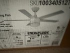 Home Decorators Merwry 48 In  Led Indoor White Ceiling Fan With Remote
