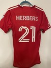 Chicago Fire Fc - Adidas - Game Worn Jersey - Herbers -  21 - Medium