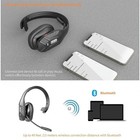 Bluetooth 5 2 Trucker Headset Wireless Noise Cancelling Mic For Phone Pc