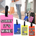 Luggage Tags Suitcase Id Travel Labels Address Name Tag Baggage Bag  2pk 
