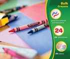 Crayola Crayons Bulk 24 Packs 24 Colors Each Teacher Classroom Supplies