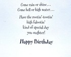 Birthday Campsite Tornado Horse Vtg Boots Reynolds Leanin Tree Greeting Card     