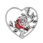 Ganz Cardinal Heart Pin On Card  difficult Roads Lead To Beautiful Destinations 