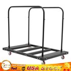 10 Tables Capacity Rolling Cart Steel Folding Table Cart For 60  Round Tables