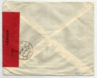 Iraq Scarce 1940 Censored In Palestine Cover  Stamps Of King Ghazi 15 50fils  Se