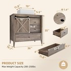 36  Bathroom Vanity Cabinet With Barn Door Sink Bowl Cabinet Bath Organizer New