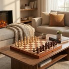 15-inch Deluxe Chess Set     Foldable Tournament Board With Storage Box   2 Ext   