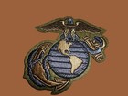 U s military Marine Corps Patch Eagle Globe And Anchor Ega Od Green U s a Made