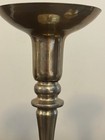 Vintage Pair Of Solid Brass Candlestick Holders - 8    And 7    Tall -  Set Of 2