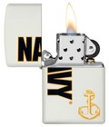 Zippo Windproof U s  Navy Lighter With Anchor  29761  New In Box