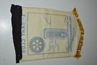 Vintage Tallahassee-capital Florida Rotary Club International Flag Wall Banner