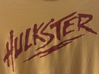 Hulkster Hulk Hogan Yellow Gold Mens T-shirt Size Large Wwe Wwf