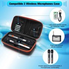 Wireless Microphone Case Compatible Jbl Wireless Two Microphone for  Partybox 