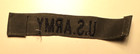 Military Patch Us Army Od Green Shirt Name Tape Sew On Authentic 1 Each