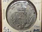 1855 Brazil 2000 Reis Silver Coin